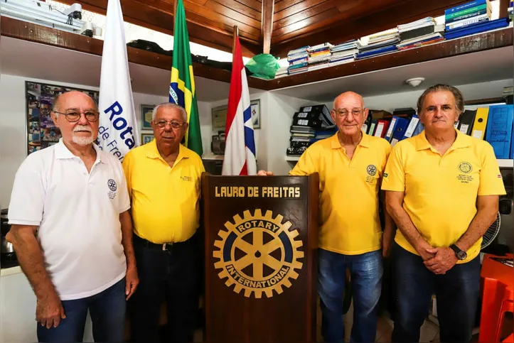 Valdemar Leal, Antonio Rafful, Manuel Alegria e Otávio Gaino