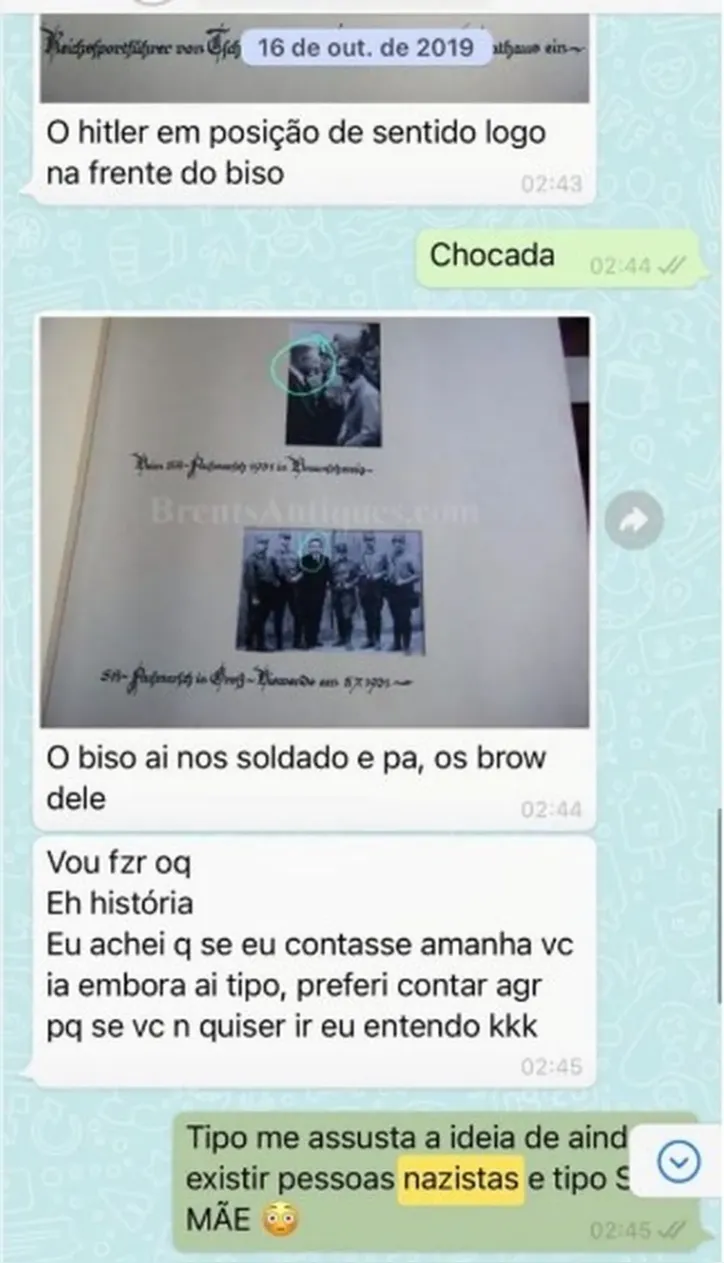 Imagem ilustrativa da imagem Thiago Wild revelou passado nazista de sua família a ex-esposa