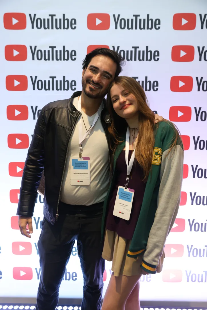 Eduardo San Marino e sua filha, Duda, do canal Bolofofos