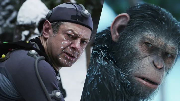 Andy Serkis protagonizou os filmes da saga desde “Planeta dos Macacos: A Origem” até “Planeta dos Macacos: A Guerra” (2017)