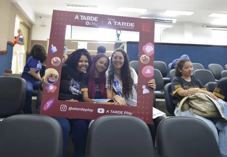 Roda de Conversa no colégio foi a primeira promovida pelo A TARDE Play, em parceria com o A TARDE Educação