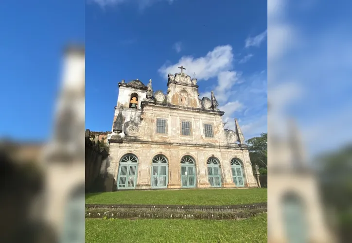 A bonita fachada da Igreja e Convento de Santo Antônio do Paraguaçu