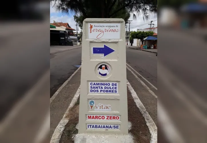 O marco Zero do Caminho de Santa Dulce está na cidade de Itabaiana, em Sergipe