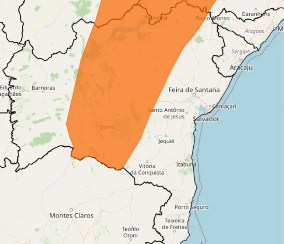 Onda de calor afetou 158 cidades da Bahia em setembro