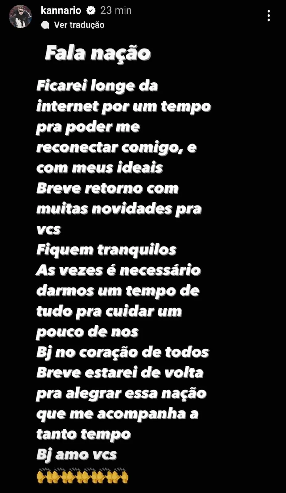 Imagem ilustrativa da imagem Igor Kannário revela que vai ficar longe da internet; saiba motivo