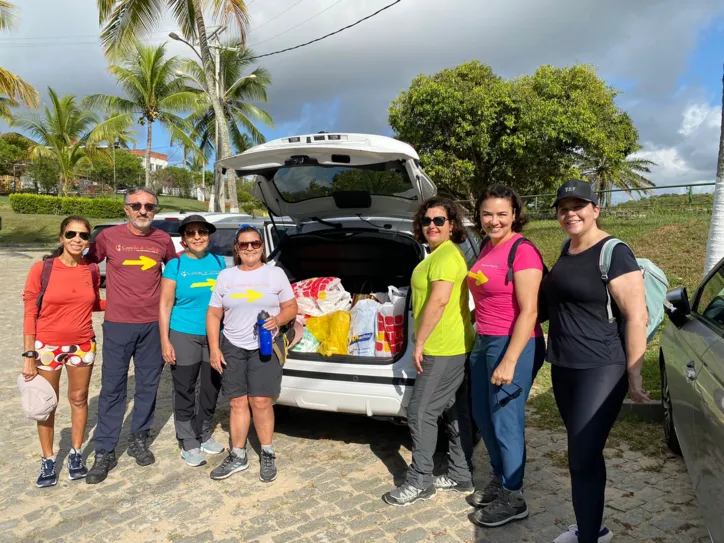 A Caminhada Solidária conseguiu arrecadar muitos brinquedos e alimentos