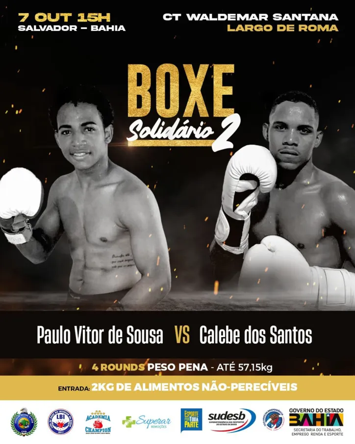 Confronto da 2° edição do Boxe Solidário