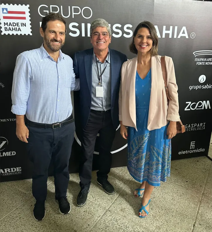 Caio Megale, Carlos Falcão e Giovanna Victer