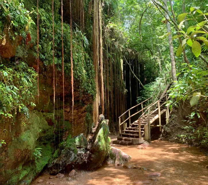 Entrada do Cânion Sussuapara, com fácil acesso aos visitantes