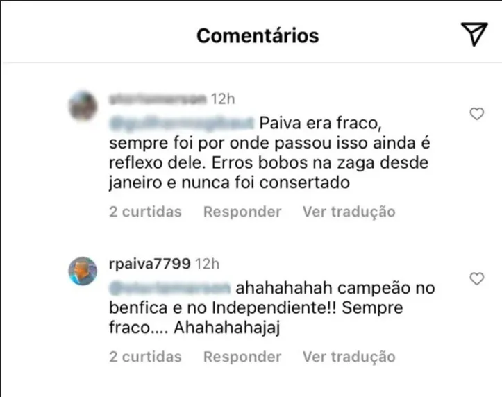 Imagem ilustrativa da imagem Ex-treinador, Paiva dá resposta ácida a torcedor em post do Bahia