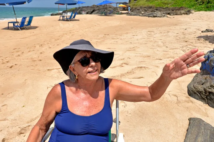 A psiquiatra Lucila Pato gosta da tranquilidade e beleza do local