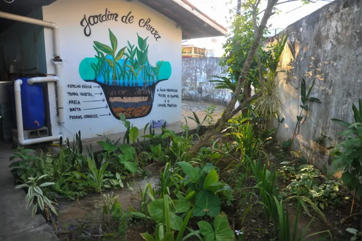 Jardim de chuva foi cenário para clipe