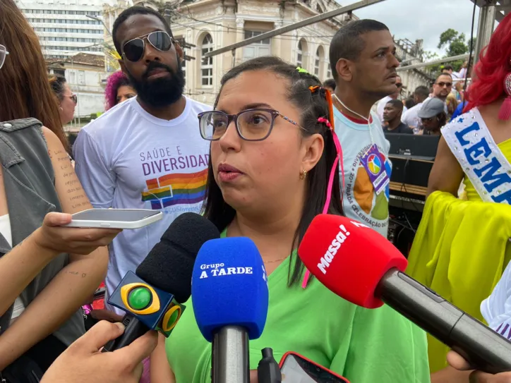 Imagem ilustrativa da imagem Margareth Menezes celebra volta da Parada LGBT+ à Salvador