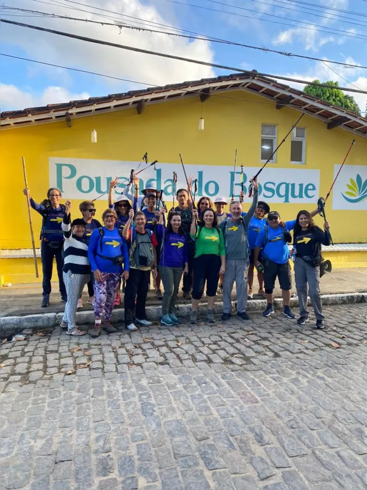 Os peregrinos da ABACS fazem o roteiro do Vale do Jiquiriçá todos os anos