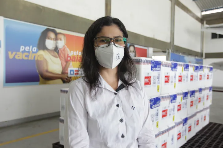 A coordenadora do Programa Estadual de Imunizacoes, Vania Reboucas