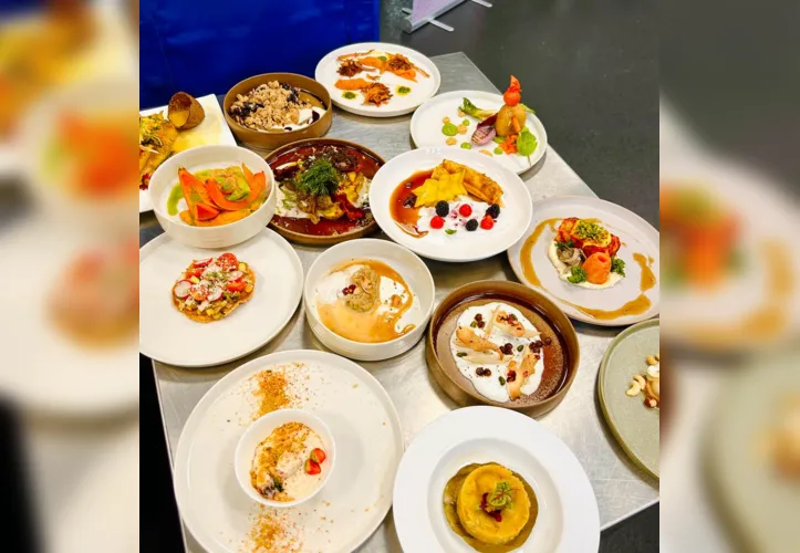 Pratos produzidos e apresentados pelos setes chefs que chegaram à final da competição