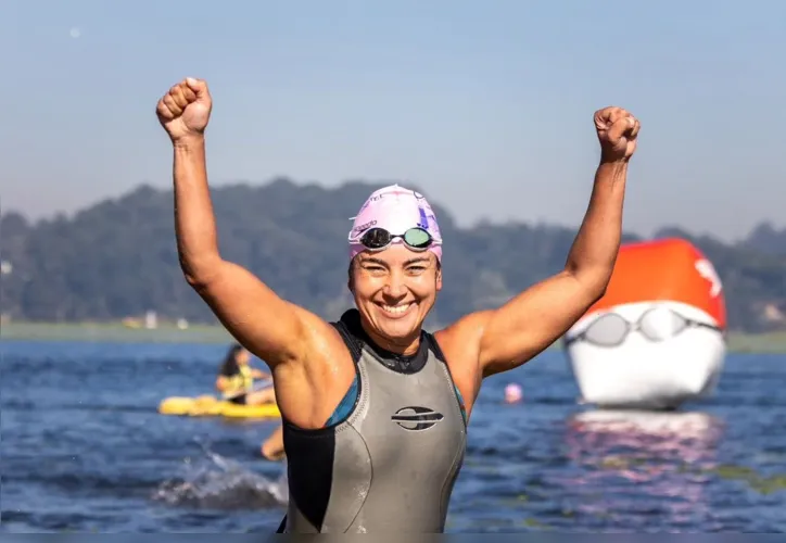 Patrícia Farias é uma das principais ultramaratonistas aquáticas do país