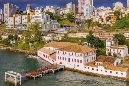 Vista aérea do Museu de Arte Moderna da Bahia (MAM)