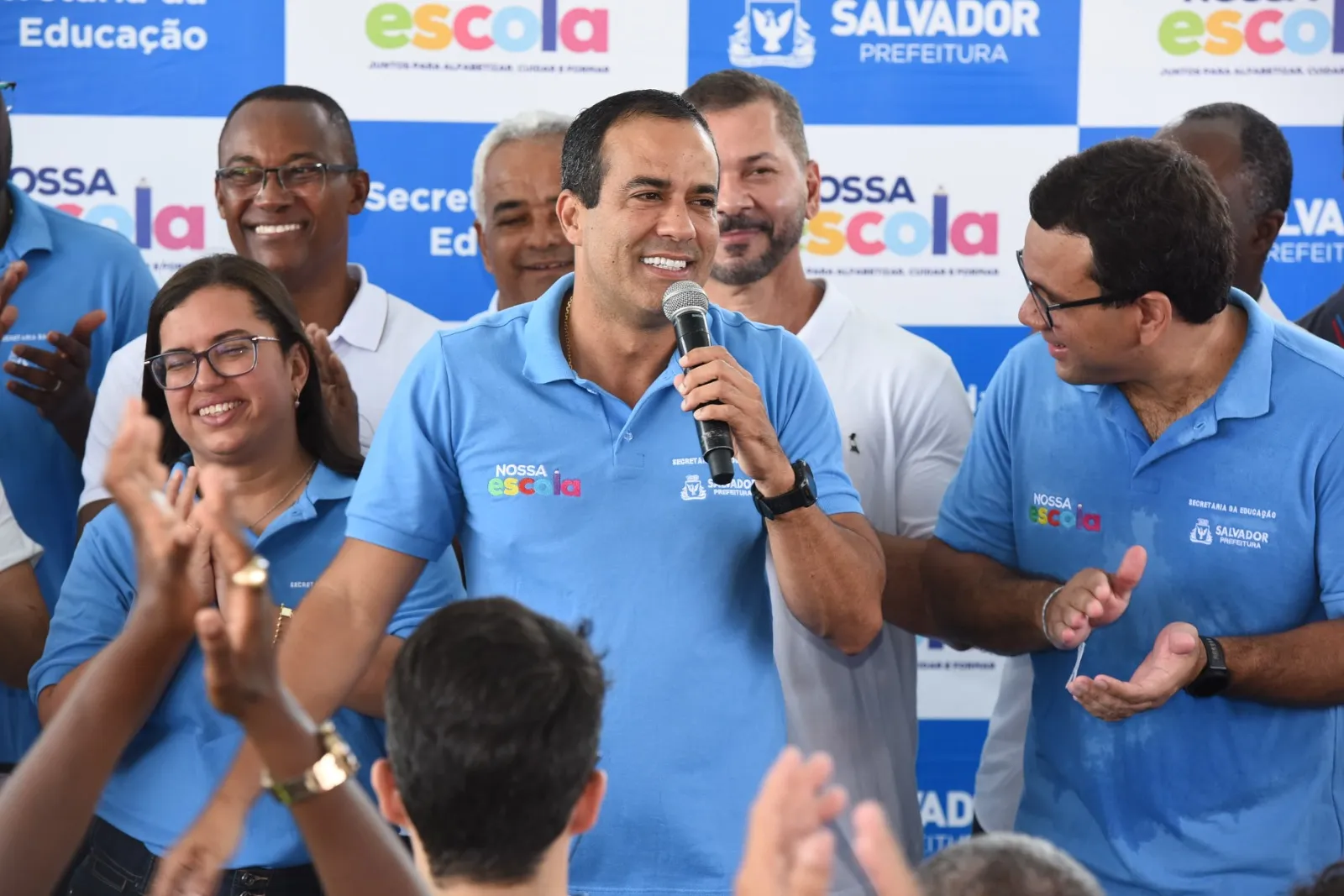 Bruno destacou que a Anita Barbuda inaugura uma nova etapa da modernização da infraestrutura escolar de Salvador