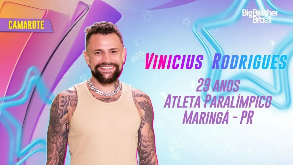 Vinicius Rodrigues é anunciado no BBB 24