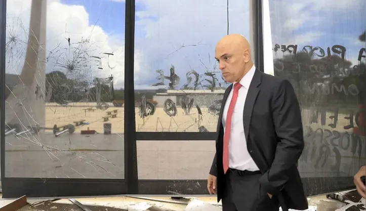 Alexandre de Moraes é quem lidera o inquérito dos atos golpistas que desembocaram no 8 de janeiro de 2023