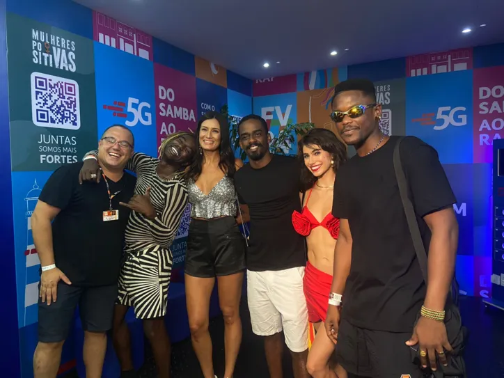 Artistas prestigiaram lounge da operadora Tim