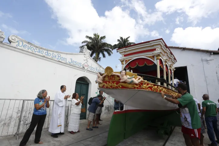 Por volta das 12h desta segunda-feira, 1º, a imagem do Senhor Bom Jesus dos Navegantes chegará à Ponta do Humaitá