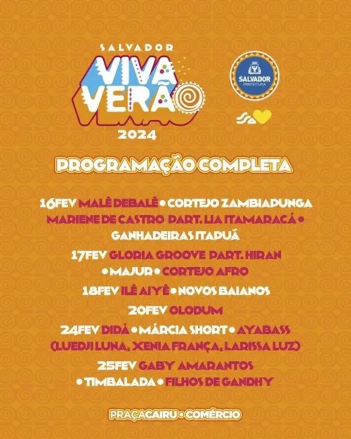 Imagem ilustrativa da imagem Gloria Groove e Majur fazem show na Praça Cairu neste sábado