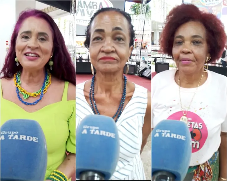 Candidatas do concurso Realeza Momesca da Melhor Idade