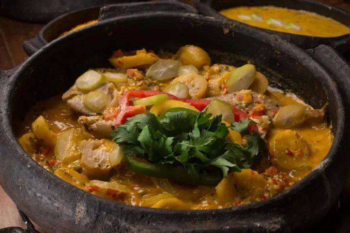 Moqueca da Maroca que ganhou o concurso da melhor moqueca da Bahia