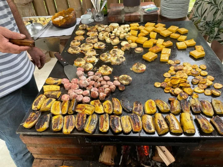 A polenta móvel da família Altoé