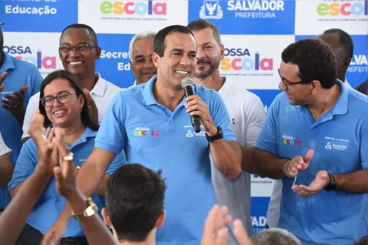 Bruno destacou que a Anita Barbuda inaugura uma nova etapa da modernização da infraestrutura escolar de Salvador