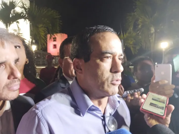 Prefeito Bruno Reis fazendo o lançamento do Natal 2023no Centro Histórico