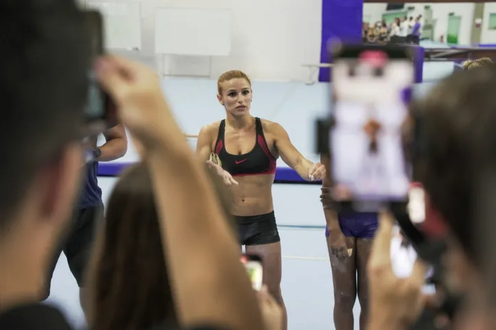 Jade Barbosa, ginasta do Time Brasil