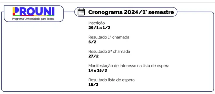 Imagem ilustrativa da imagem Prouni: inscrições começam nesta segunda-feira; saiba como participar