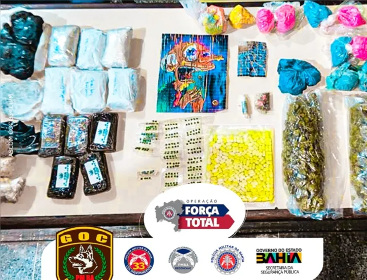 Materiais apreendidos foram apresentados à Delegacia de Valença