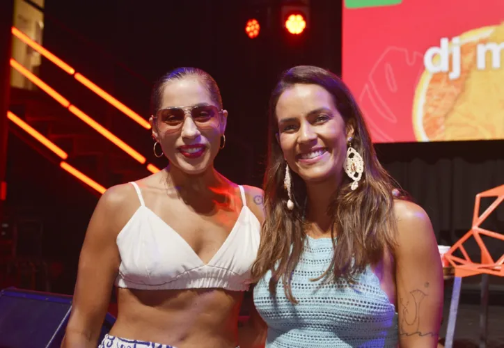 As cantoras Márcia Castro e Ju Moraes, atrações do Expresso