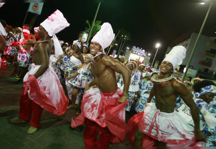 Ala de dança do Cortejo Afro no Carnaval
