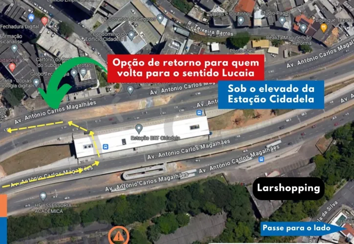 Imagem ilustrativa da imagem Obras do BRT fecham retornos na avenida Juracy Magalhães; entenda