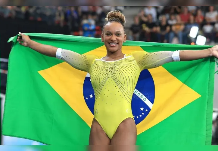 Rebeca Andrade nos Jogos Pan-Americanos de Santiago