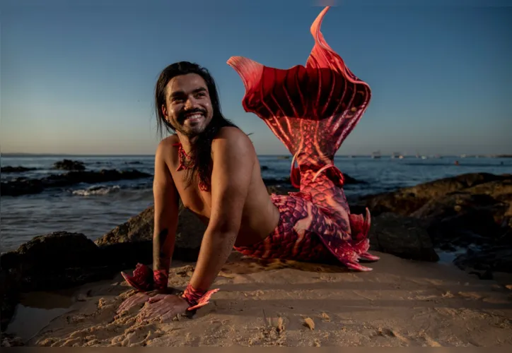 A paixão pelas criaturas marinhas levou Alexandre Filho a ser veterinário e Tritão