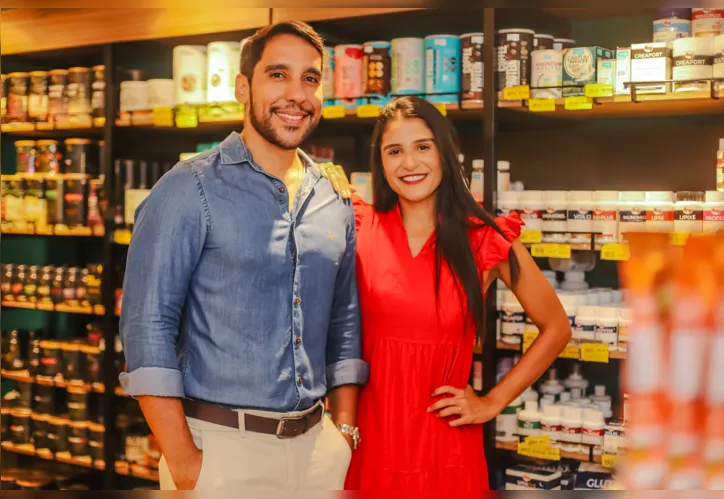 Os nutricionistas Luane Fagundes e Haroldo Lordello Filho