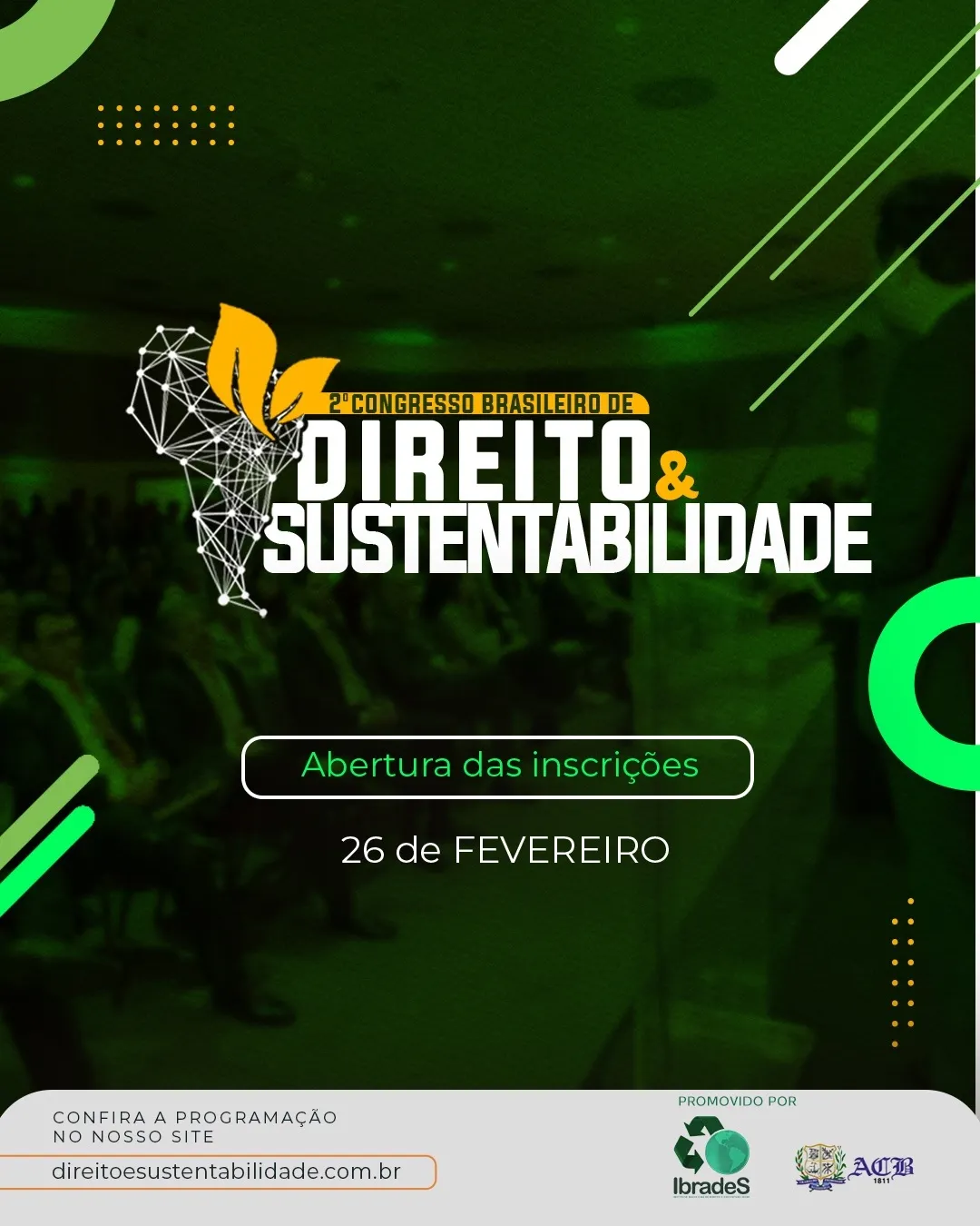 Imagem ilustrativa da imagem Bahia recebe II Congresso Brasileiro de Direito e Sustentabilidade