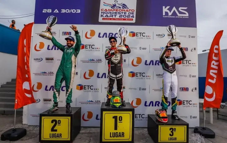 Guilherme Figueiredo, campeão na categoria F4 Graduados