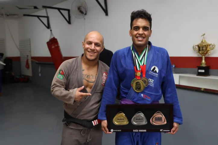 Igor Nogueira, tricampeão de para parajiu-jitsu