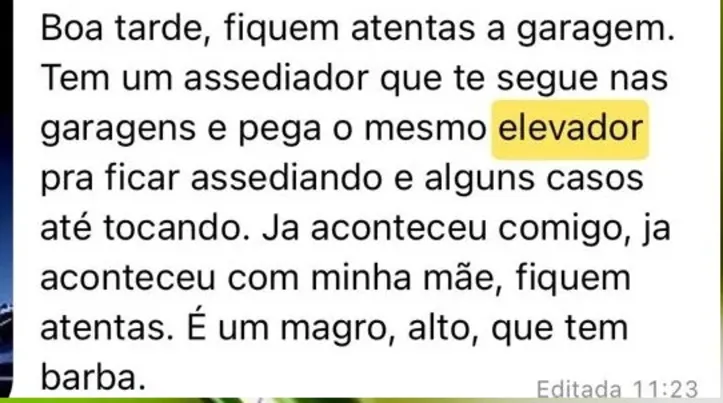 Imagem ilustrativa da imagem Morador de condomínio de luxo é acusado de perseguição e assédio