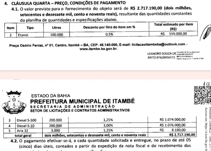 Imagem ilustrativa da imagem Prefeitura de Itambé vai gastar R$ 10 mi com álcool, diesel e gasolina