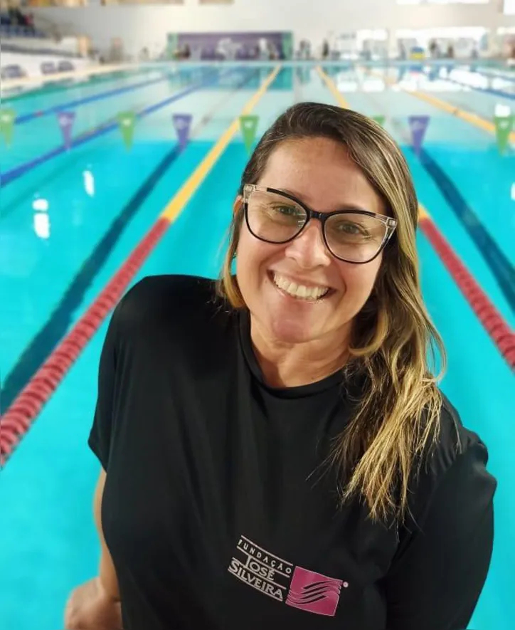 Verônica Almeida, treinadora da Fundação José Silveira