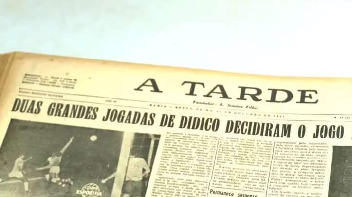 Capa do Jornal A TARDE em outubro de 1961