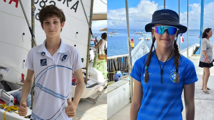 Bernardo Bandeira, 15, e Joana Freitas, 14.